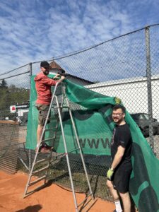 Arbeitseinsatz Tennisanlage TC Erbach